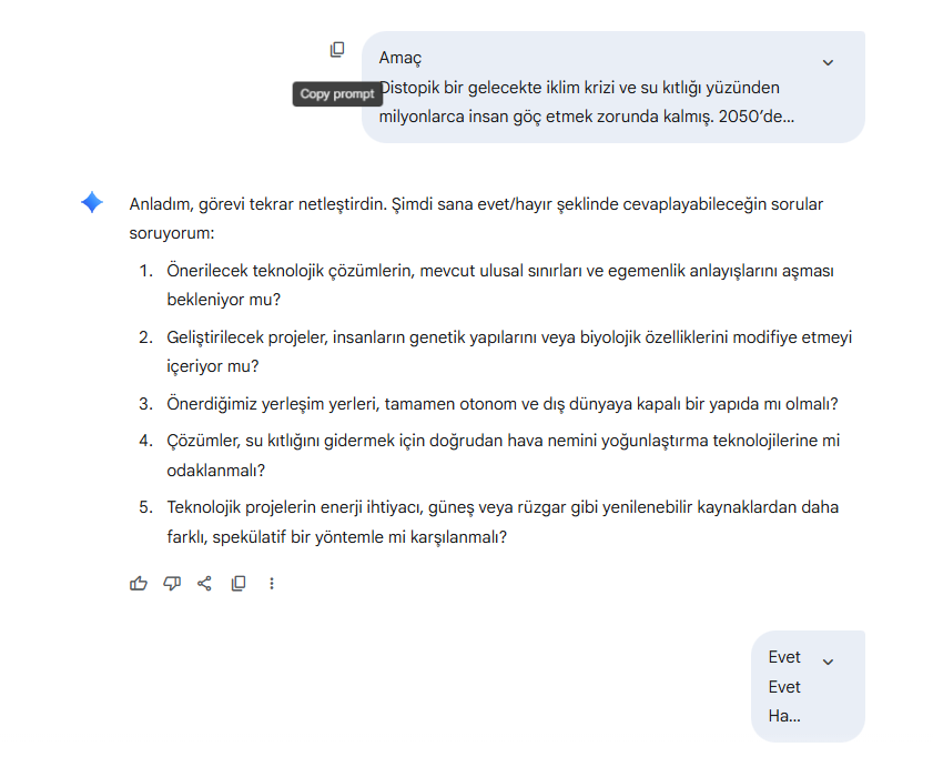Gemini netleştirici sorular